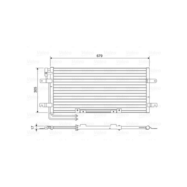 Kondensor, klimatanläggning Valeo 814079 VALEO