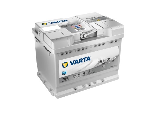 STARTBATTERI VARTA SILVER DYN AGM D52 12V 60AH 680A, Bagageutrymm VARTA