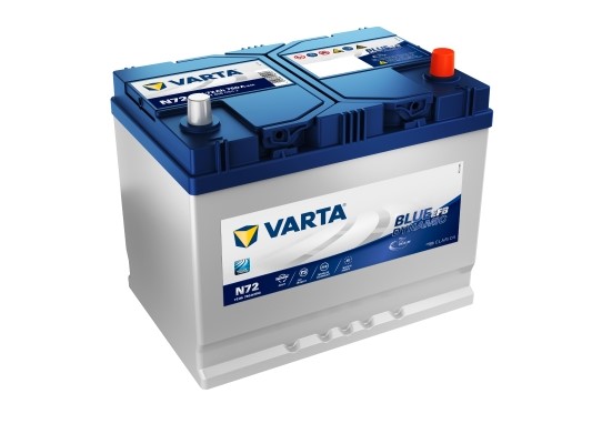 STARTER BATTERI VARTA BLUE DYN EFB N72 12V 72AH 760A, Bagageutrym VARTA
