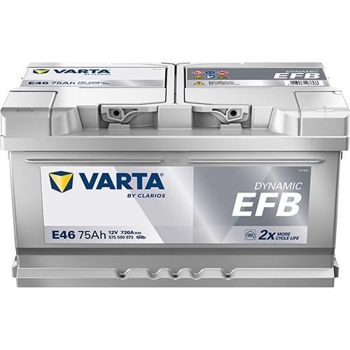 Startbatteri Varta Blue Dynamic Efb 12v 75ah/730a VARTA