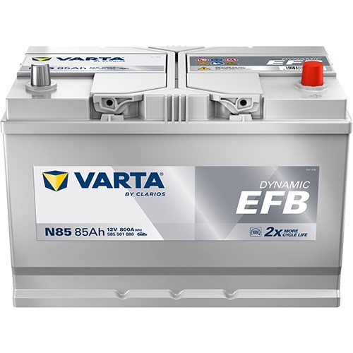 Startbatteri Varta Dynamic Efb N85 12v 85ah 800a VARTA