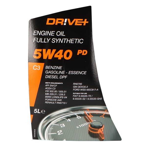 Motorolja Driveplus 5W-40 C3 Pd 5L Motorolja Driveplus 5W-40 C3 Pd 5L