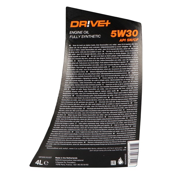 Motorolja Driveplus 5W-30 A3/B3 4L Motorolja Driveplus 5W-30 A3/B3 4L
