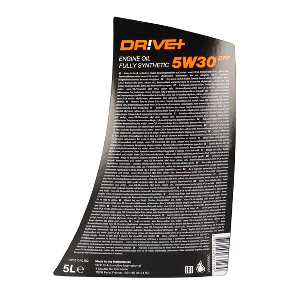 Motorolja Driveplus 5W-30 C3 Dpf 5L Motorolja Driveplus 5W-30 C3 Dpf 5L