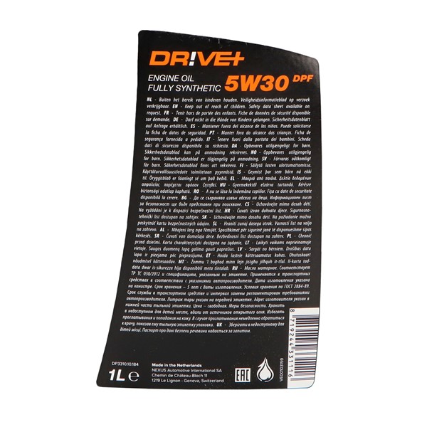 Motorolja Driveplus 5W-30 C3 Dpf 1L Motorolja Driveplus 5W-30 C3 Dpf 1L