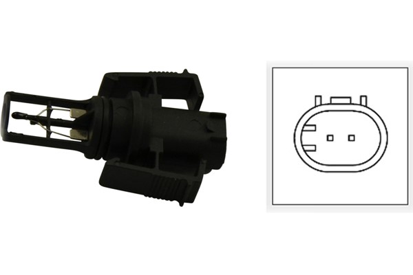 Sensor, insugslufttemperatur, Nedre, Upptill KAVO PARTS