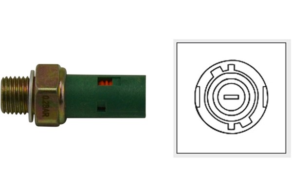 Varningsswitch, oljetryck Kavo parts EOP-6501 KAVO PARTS