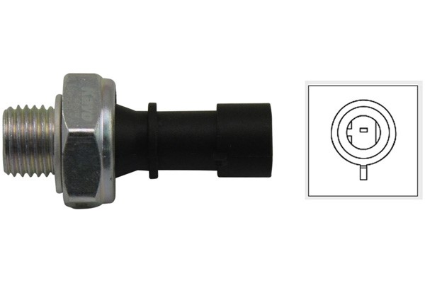 Varningsswitch, oljetryck, Vänster bak, Upptill, Nedre, Vänster K KAVO PARTS