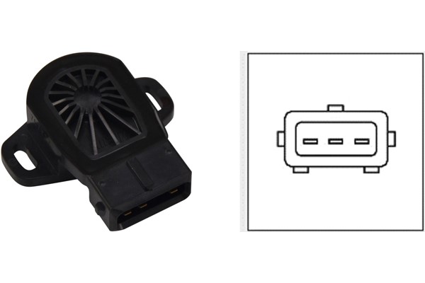 Sensor, gasspjäll Kavo parts ETP-5501 KAVO PARTS