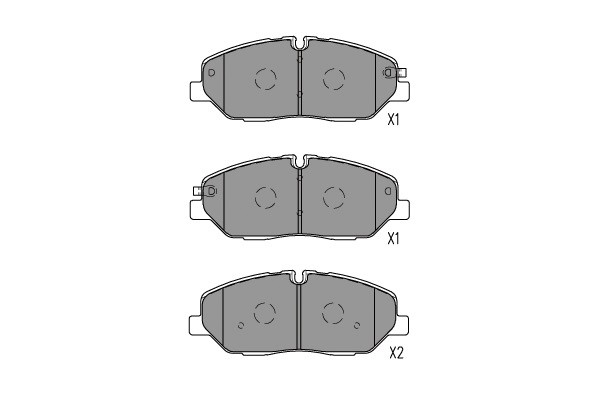 Bromsbeläggsats, Framaxel Kavo parts KBP-3056 KAVO PARTS Bromsbeläggsats, Framaxel Kavo parts KBP-3056 KAVO PARTS