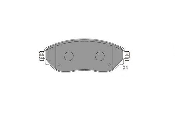 Bromsbeläggsats, Framaxel Kavo parts KBP-6624 KAVO PARTS