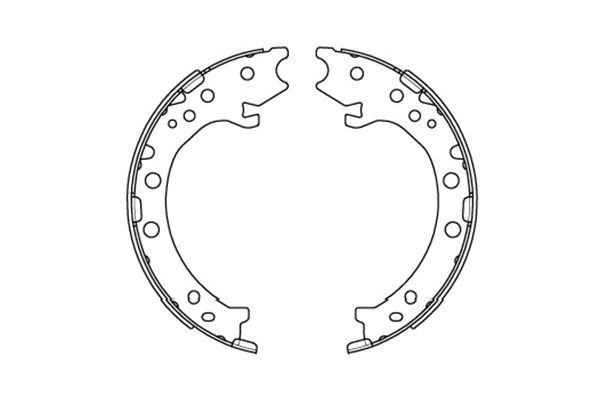 Bromsbackar, sats, Bakaxel Kavo parts KBS-2903 KAVO PARTS