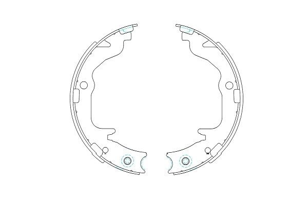 Bromsbackar, sats, Bakaxel KAVO PARTS
