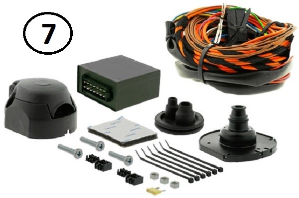 Elkabelsats, 7-polig Bosal 043-698 BOSAL