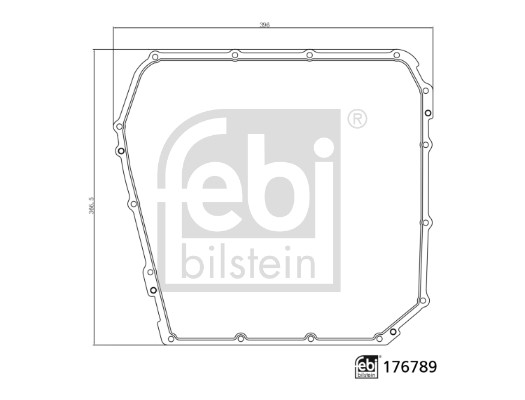 Packning, oljetråg, automatväxellåda Febi bilstein 176789 FEBI BILSTEIN