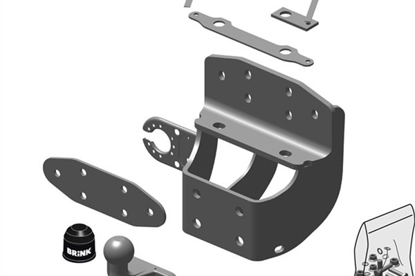 Dragkrok, Standard Brink 424600 BRINK