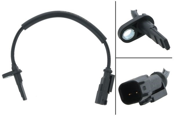 ABS-givare, Sensor, hjulvarvtal, Fram, höger eller vänster