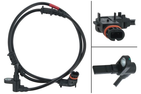 ABS-givare, Sensor, hjulvarvtal, Fram, höger eller vänster