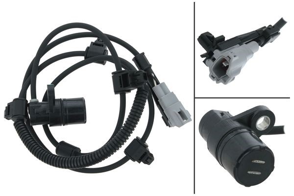 ABS-givare, Sensor, hjulvarvtal, Bakaxel vänster ABS-givare, Sensor, hjulvarvtal, Bakaxel vänster