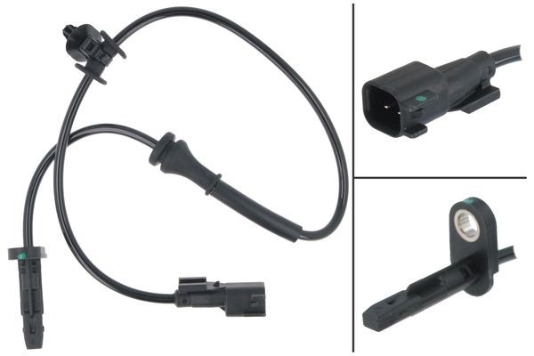 ABS-givare, Sensor, hjulvarvtal, Bakaxel