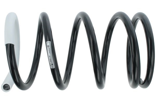 Spiralfjäder, Bakaxel