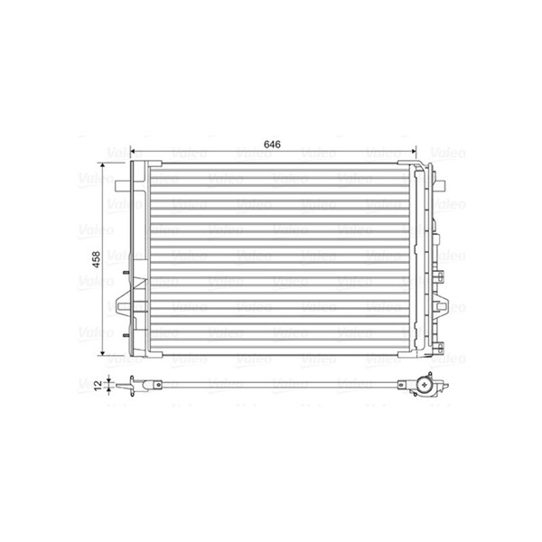 Kondensor, klimatanläggning Valeo 814035 VALEO Kondensor, klimatanläggning Valeo 814035 VALEO