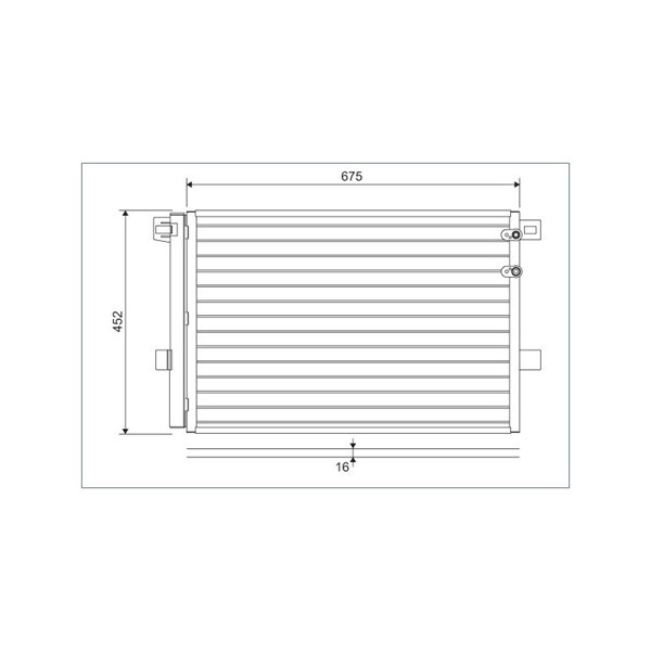 Kondensor, klimatanläggning Valeo 814054 VALEO Kondensor, klimatanläggning Valeo 814054 VALEO