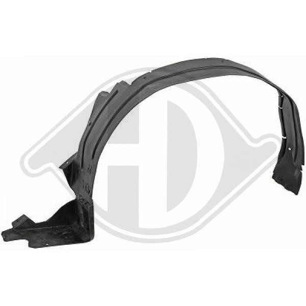 Beklädnad, hjulhus, Höger fram Diederichs 1670108 DIEDERICHS