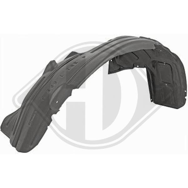 Beklädnad, hjulhus, Höger fram Diederichs 3405708 DIEDERICHS