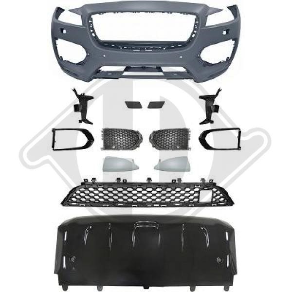 Stötfångare, Fram Diederichs Hd tuning 7100350 DIEDERICHS Stötfångare, Fram Diederichs Hd tuning 7100350 DIEDERICHS