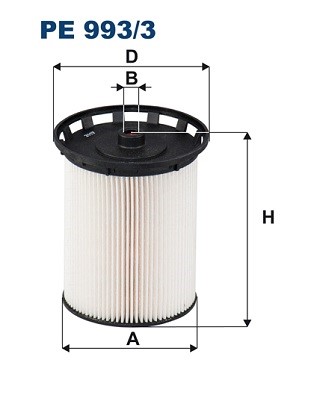 Bränslefilter Filtron PE 993/3 FILTRON