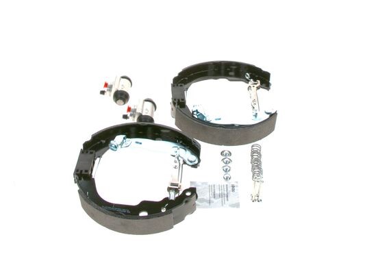 Bromsbackar, sats, Bakaxel Bosch KIT SUPERPRO 0 204 114 703 BOSCH