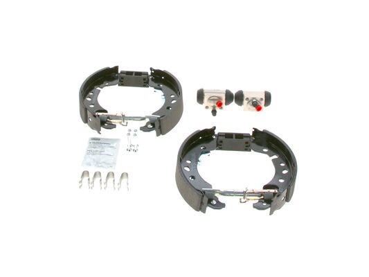 Bromsbackar, sats, Bakaxel Bosch KIT SUPERPRO 0 204 114 708 BOSCH