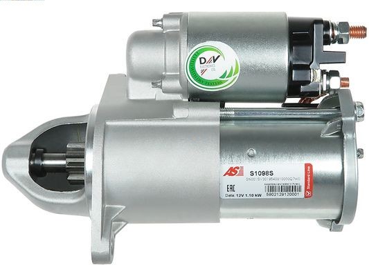 Startmotor 12V As-pl Brand new | starters | 8000387 S1098S AS-PL