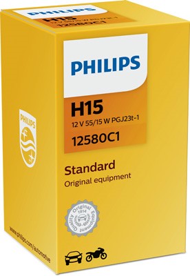 Halogenlampa PHILIPS H15 PGJ23t-1 12V Philips 12580C1
