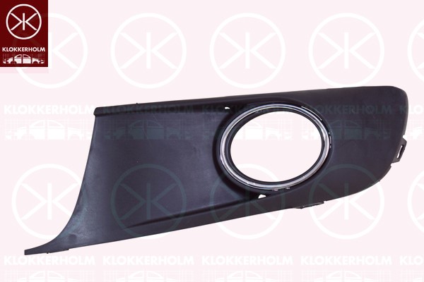 Ventilationsgaller, stötfångare, Höger fram Klokkerholm 9545914 KLOKKERHOLM