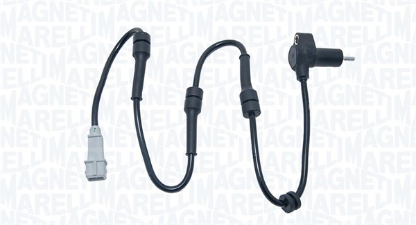 ABS-givare, Sensor, hjulvarvtal, Bakaxel, båda sidor Magneti mare MAGNETI MARELLI