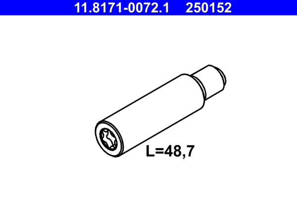 Styrbult, bromsok, Bakaxel Ate 11.8171-0072.1 ATE