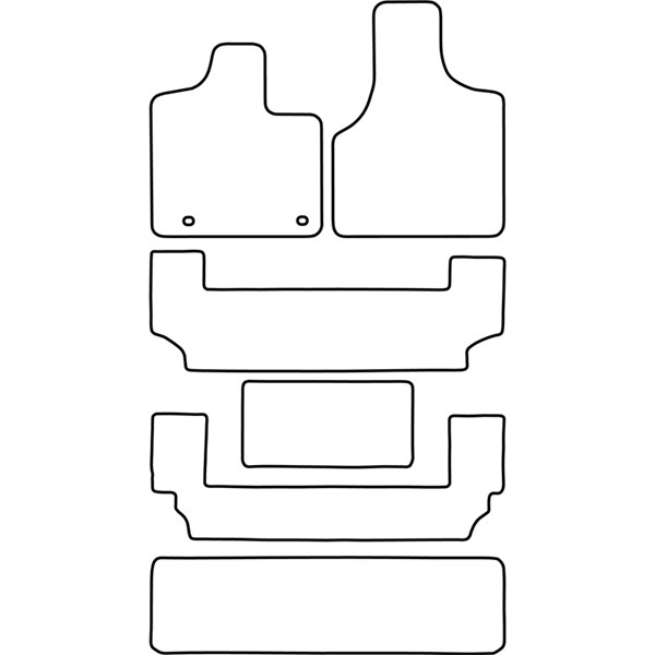 Textilmatta, kupé, Fram och bak Autostyle TM CH516V AutoStyle