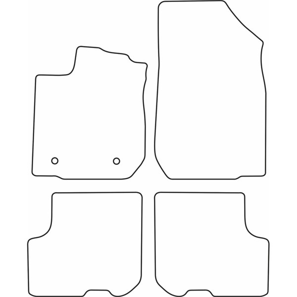 Textilmatta, kupé, Fram och bak Autostyle TM RE578V AutoStyle Textilmatta, kupé, Fram och bak Autostyle TM RE578V AutoStyle