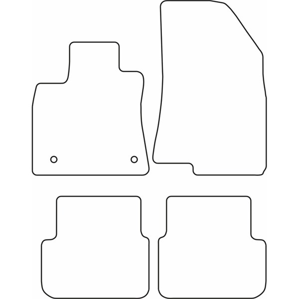 Textilmatta, kupé, Fram och bak Autostyle TM RE579 AutoStyle Textilmatta, kupé, Fram och bak Autostyle TM RE579 AutoStyle