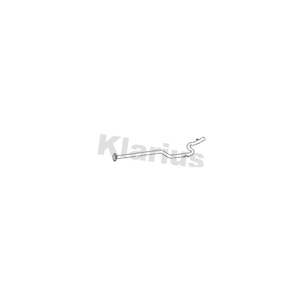 Avgasrör, Mitt Klarius 150584 Klarius Avgasrör, Mitt Klarius 150584 Klarius