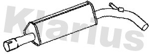 Mittenljuddämpare Klarius 231410 Klarius