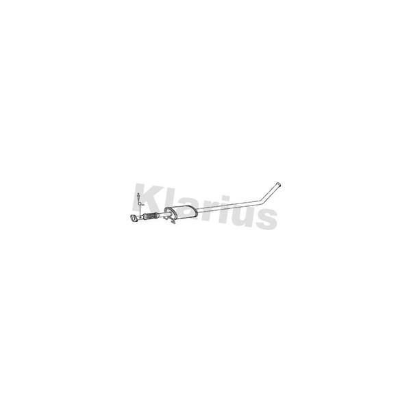Mittenljuddämpare Klarius 270887 Klarius