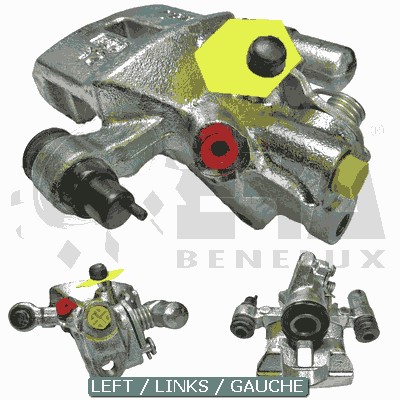 Bromsok, Bakaxel vänster Era benelux BC52530 ERA Benelux