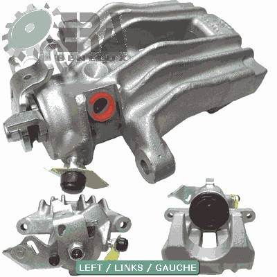 Bromsok Solid, Bakaxel vänster Era benelux BC52660 ERA Benelux