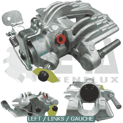 Bromsok, Bakaxel vänster Era benelux BC52970 ERA Benelux