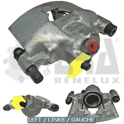 Bromsok, framaxel vänster Era benelux BC60144 ERA Benelux
