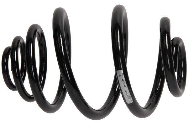 Spiralfjäder, Bakaxel