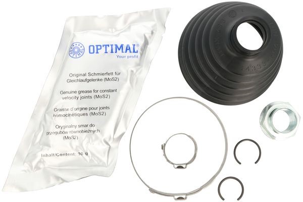 Dammskydd, drivaxel, På hjulsidan, framaxel höger, framaxel vänst
